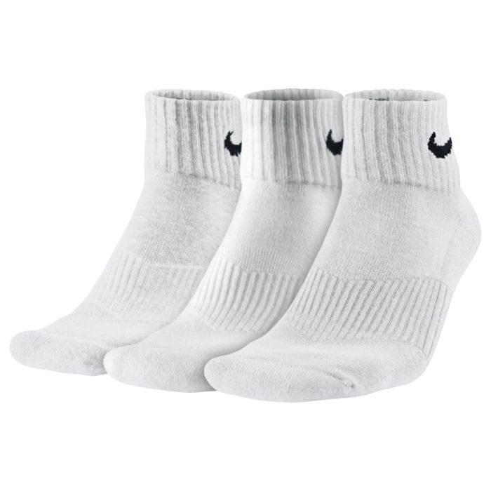 Nike Kid's Performance Basic Crew Socks (3 Pack) in White - Intersport  Australia